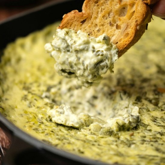 Easy Baked Spinach Dip