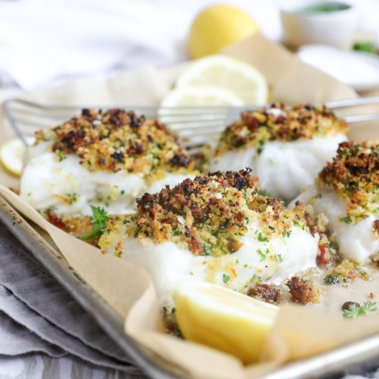 Panko Baked Cod