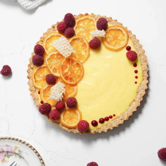 Lemon and Honey Sabayon Tart