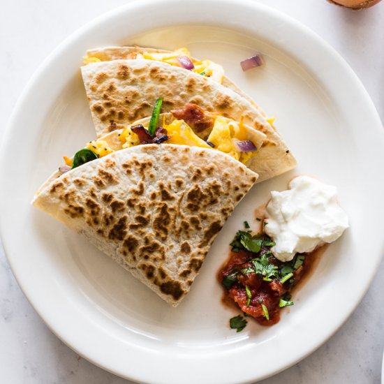 Easy Breakfast Quesadillas