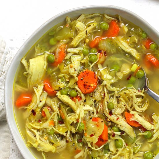 Anti-Inflammatory Chicken Soup