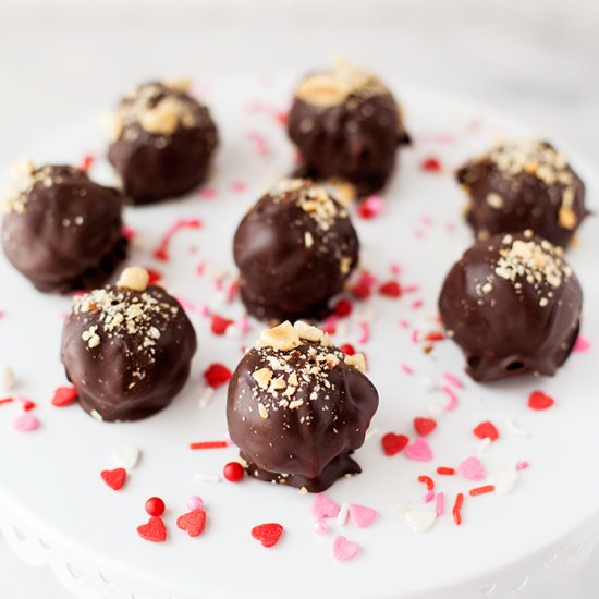 Clean Eating “Snickers” Truffles