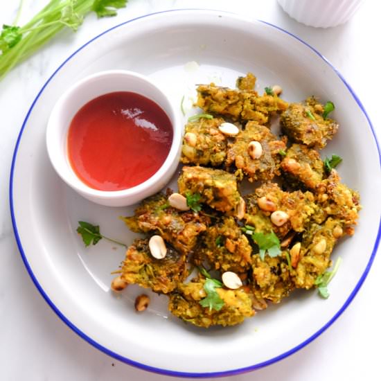 Coriander Leaves Fritters