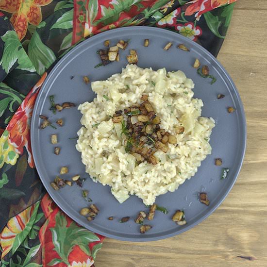 Pear and Wine Risotto