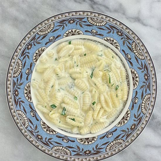 Cavatelli with Gorgonzola Sauce