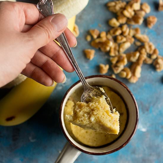 Easy Banana Bread in A Mug