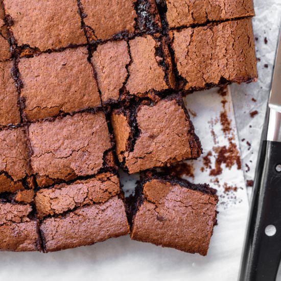 Tahini Brownies, flourless