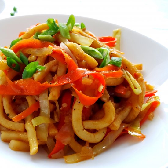 Spicy Stir-fried Shanghai Noodles