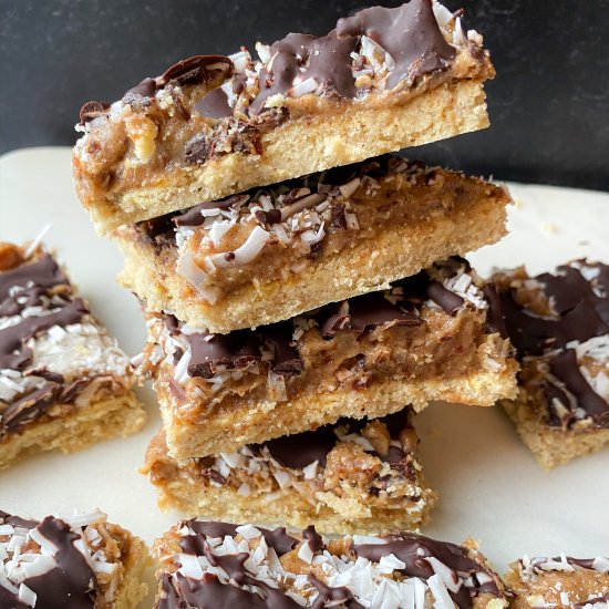 Samoa Cookie Bars