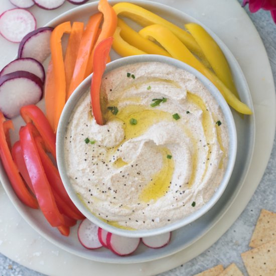 Easy Almond Pulp Hummus