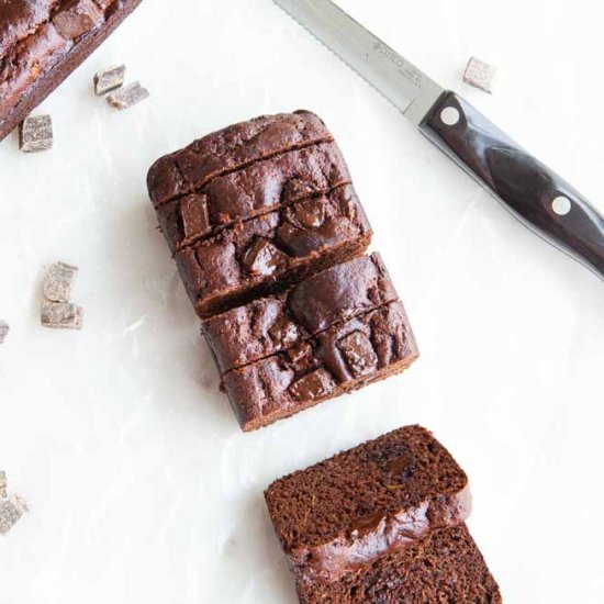 Double Chocolate Zucchini Bread