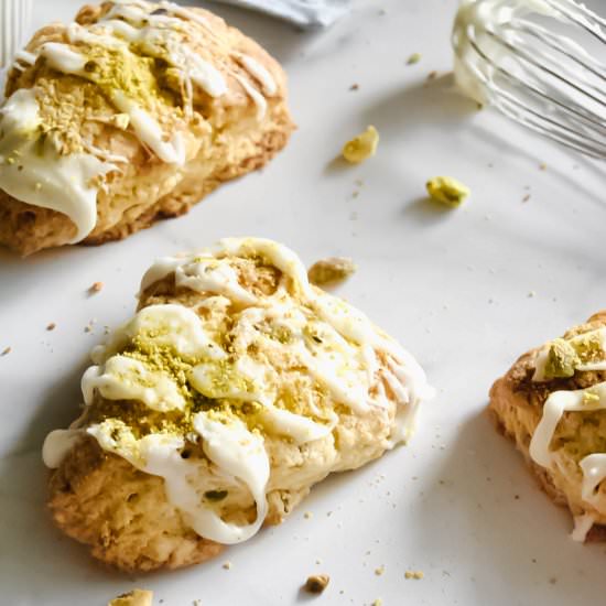 Honey Pistachio Scones