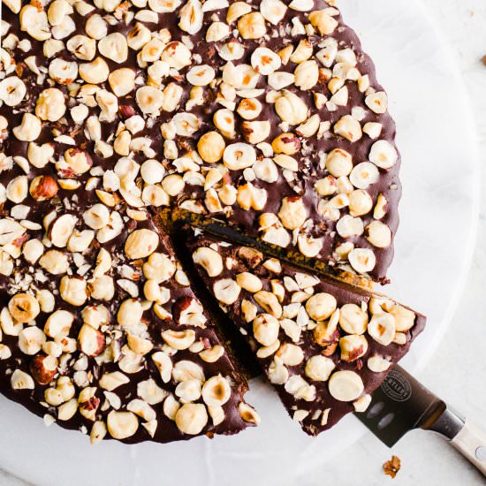 Gluten-Free Chocolate Hazelnut Tart