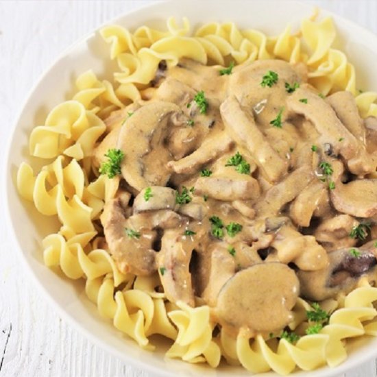 easy beef stroganoff