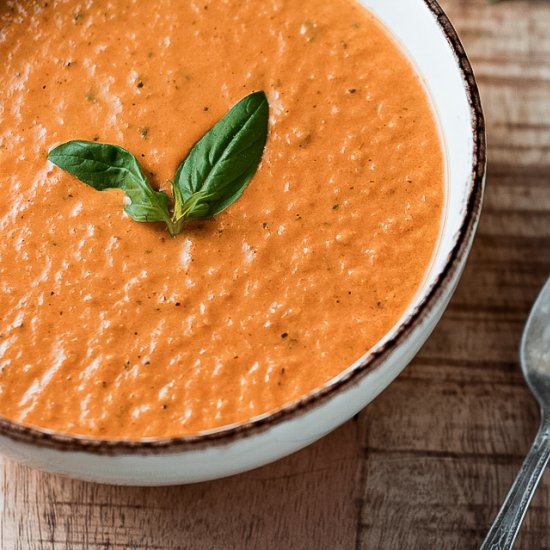 Fire Roasted Tomato Basil Soup