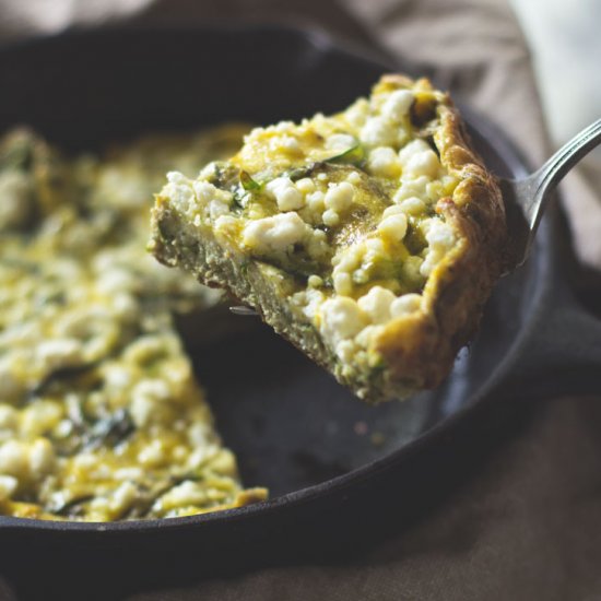 Asparagus Goat Cheese Frittata