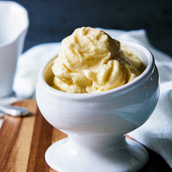 Fresh Pineapple Sorbet