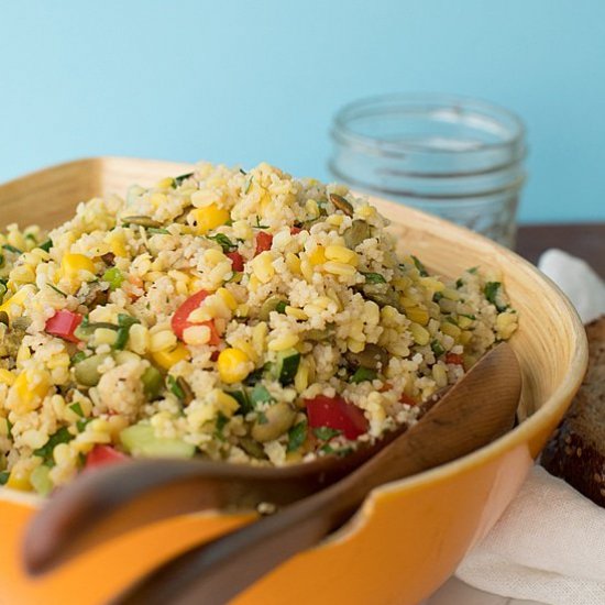 Yellow Lentil Salad