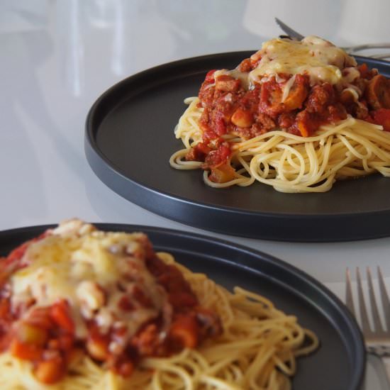 Healthy Spaghetti Bolognaise