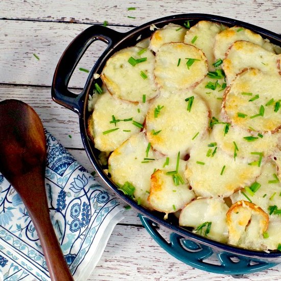 Potato, Spinach & Beef Casserole