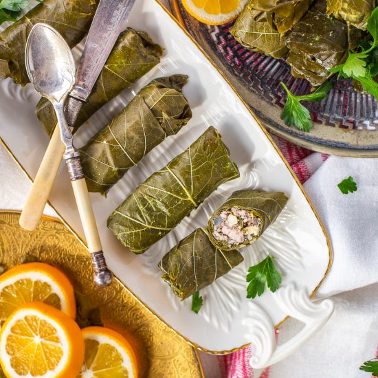 Dolmas (Stuffed Grape Leaves)