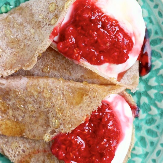 Gluten-Free Vegan Buckwheat Crepes