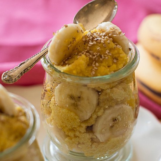 Breakfast Polenta with Banana