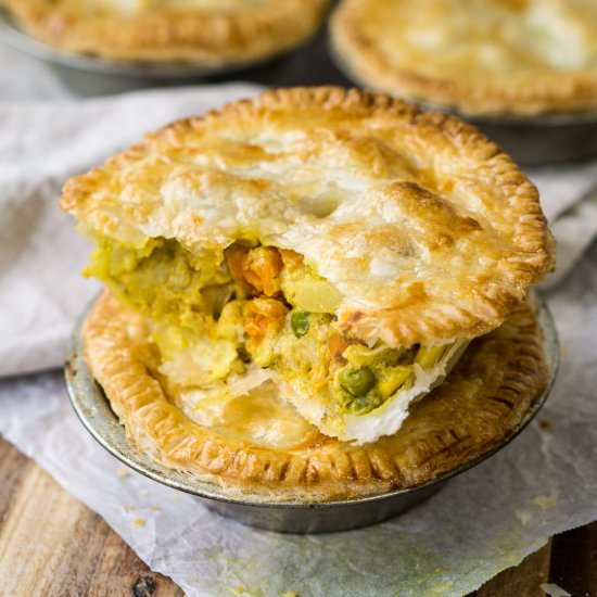 Vegetable Curry Pies