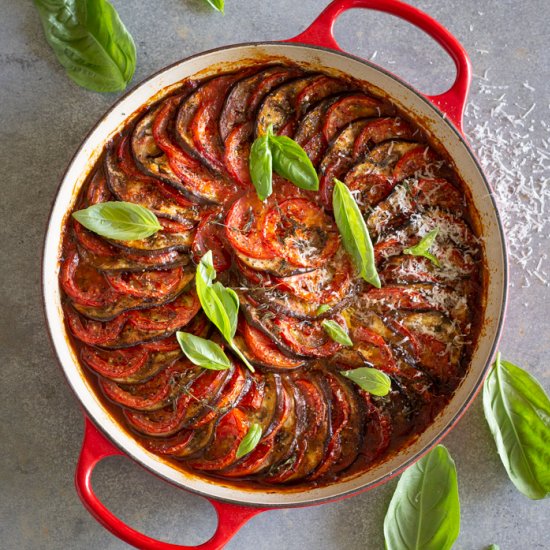 Smokey baked ratatouille