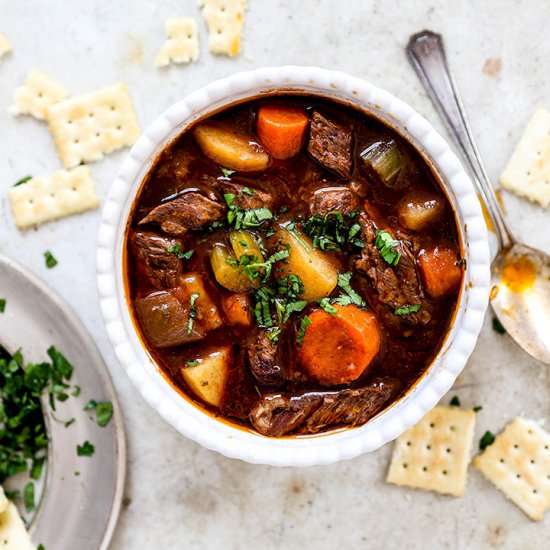 Slow Cooker Beef and Vegetable Stew