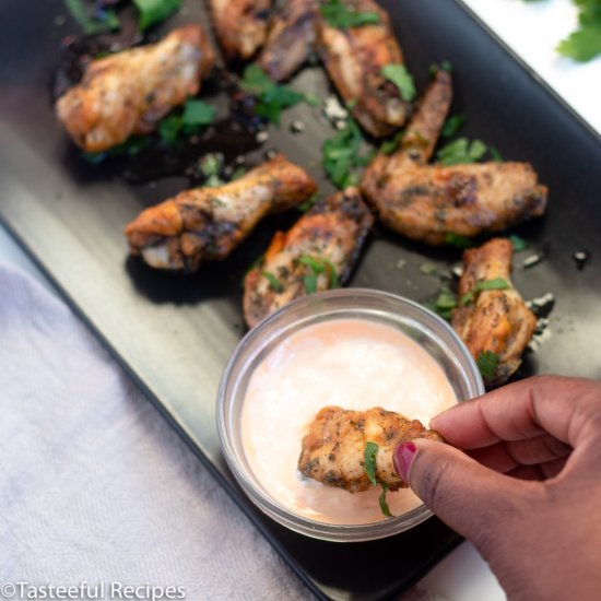 Spicy Cilantro Lime Wings