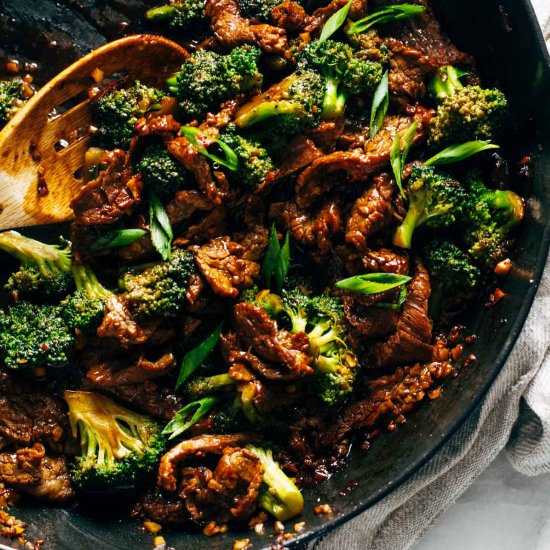 Sesame Beef and Broccoli