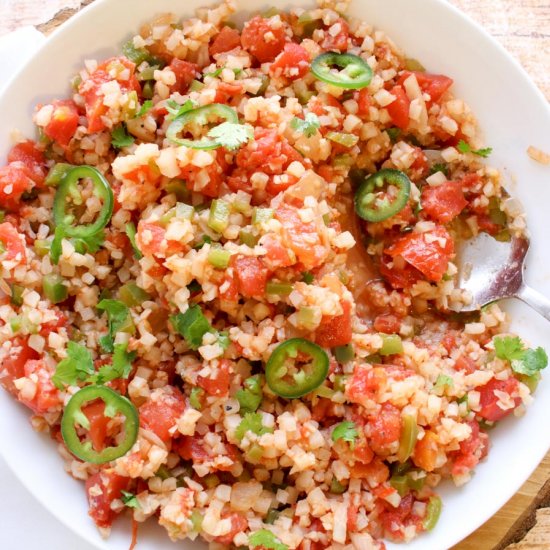 Spanish Cauliflower Rice