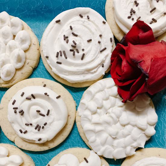 Vegan Butter Cream Sugar Cookies