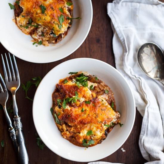 Greek Moussaka Dinner