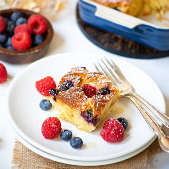 Berry Bread Pudding