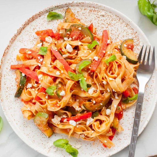 Pasta with vegetables