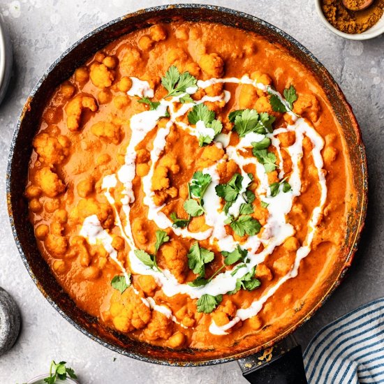 Cauliflower and Chickpea Curry