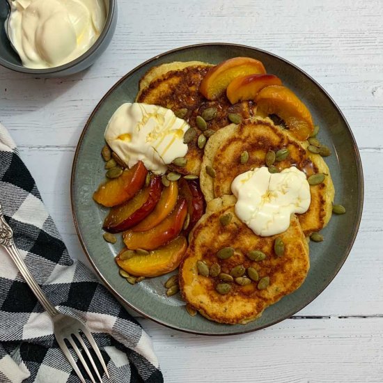 Ricotta and Rosemary Pancakes