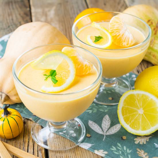 Pumpkin-Yogurt Jelly with Lemon