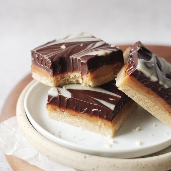 No-Bake Millionaire’s Shortbread