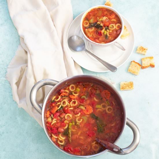 Vegan Minestrone Soup