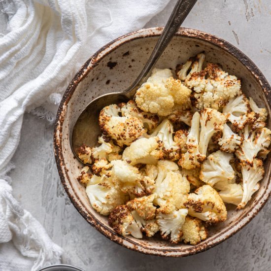 Roasted Air Fryer Cauliflower