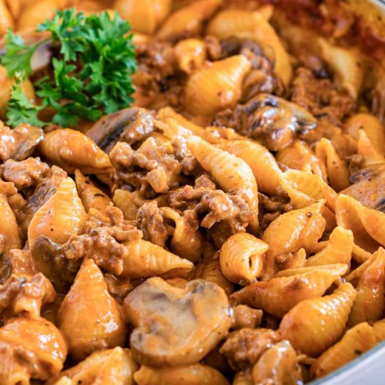 Creamy Beef Pasta