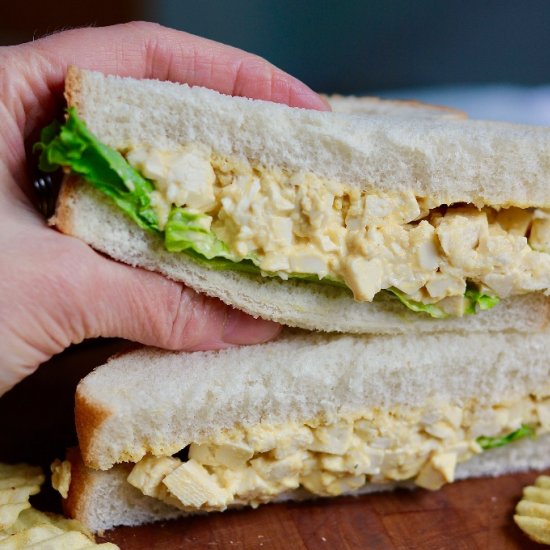 Best Vegan Egg Salad Sandwich!