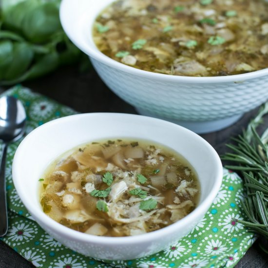 Instant Pot Chicken Thighs Soup