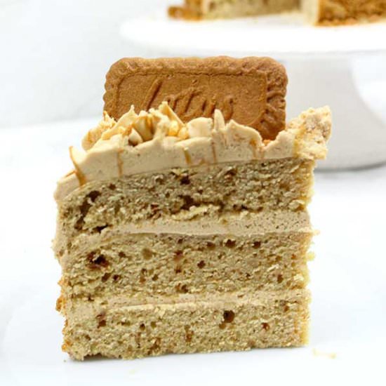 Vegan Biscoff Cake