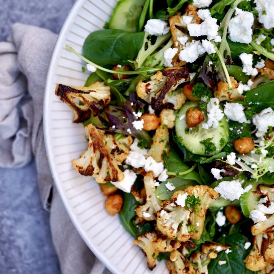 Roasted Cauliflower Salad