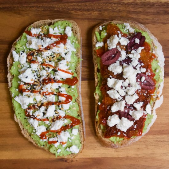 Healthy Avocado Toast: 2 Ways