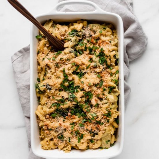 Spinach & Artichoke Mac and Cheese